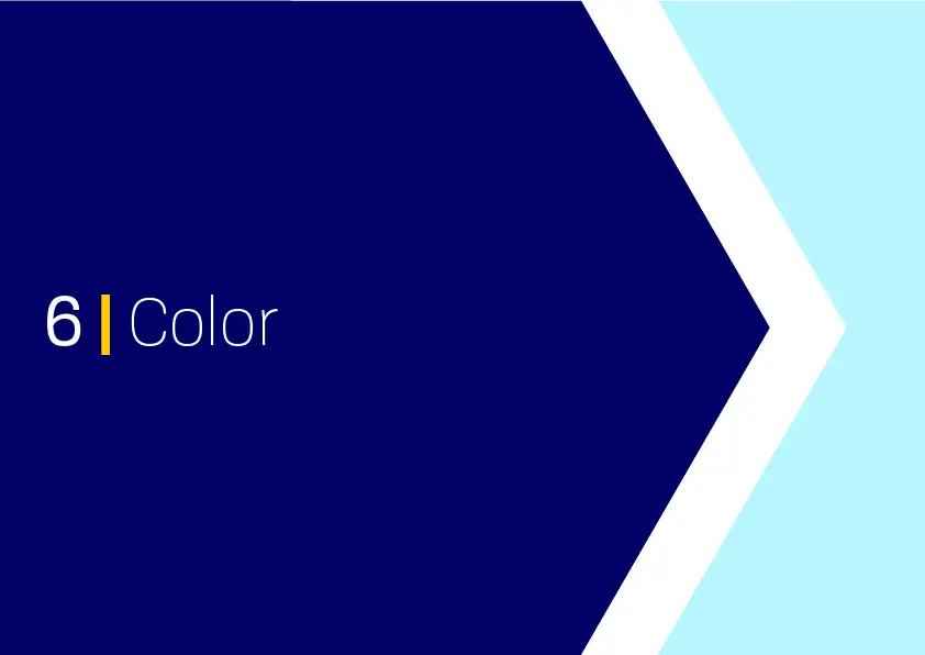 メクスール style guide color index page